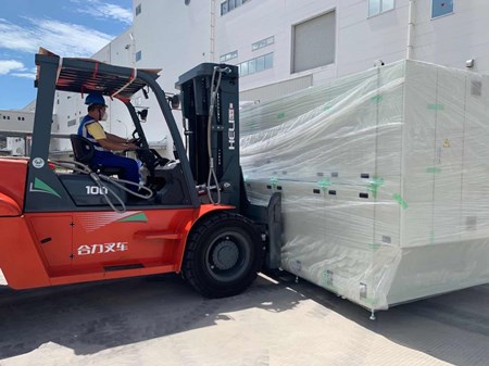 设备移位-珠海某公司设备移位